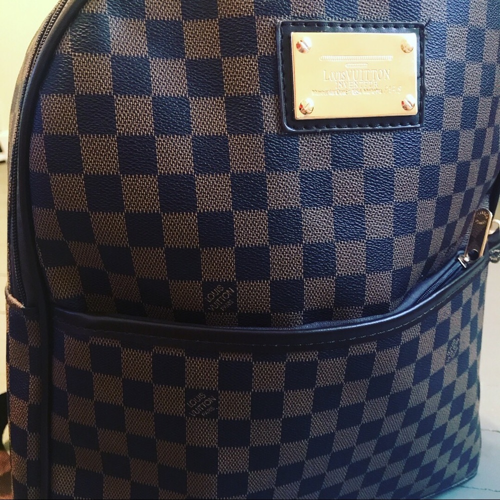 Denier Ebene Louis Vuitton Backpack